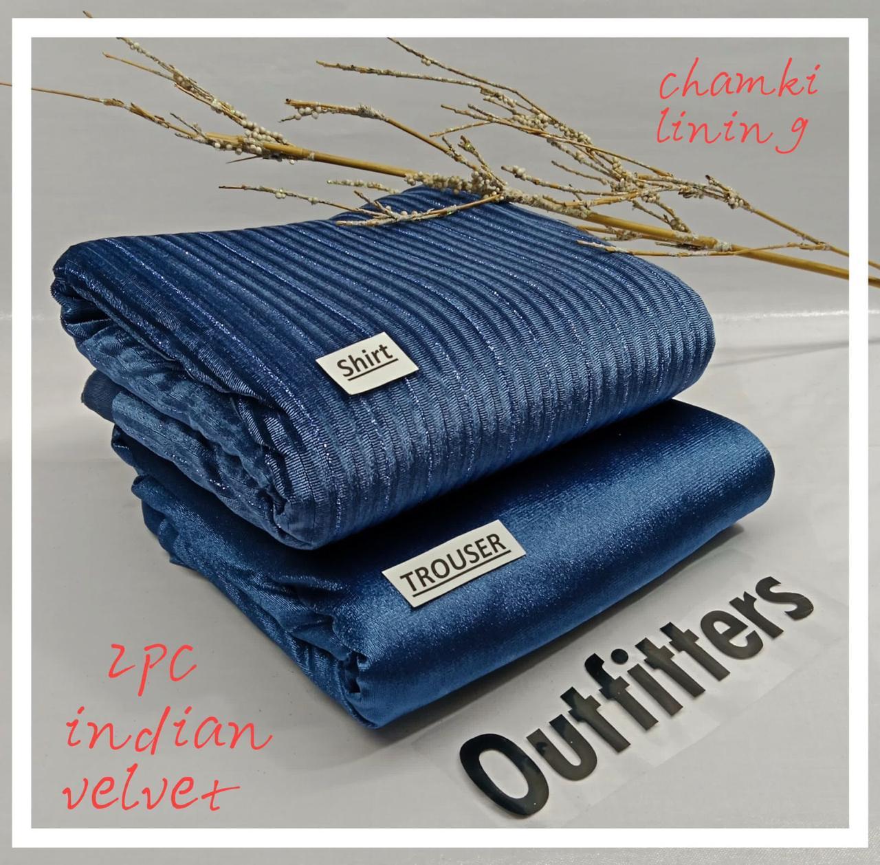 INDIAN VELVET CHAMKI LINING D#711