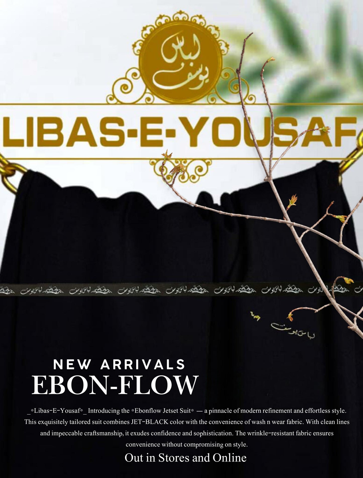 Timeless Elegance: Black Luxury Wash & Wear Suit