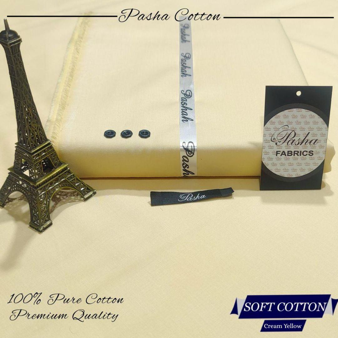Pasha Soft Cotton – Men’s Premium Unstitched Fabric | Luxury Summer Collection 2025