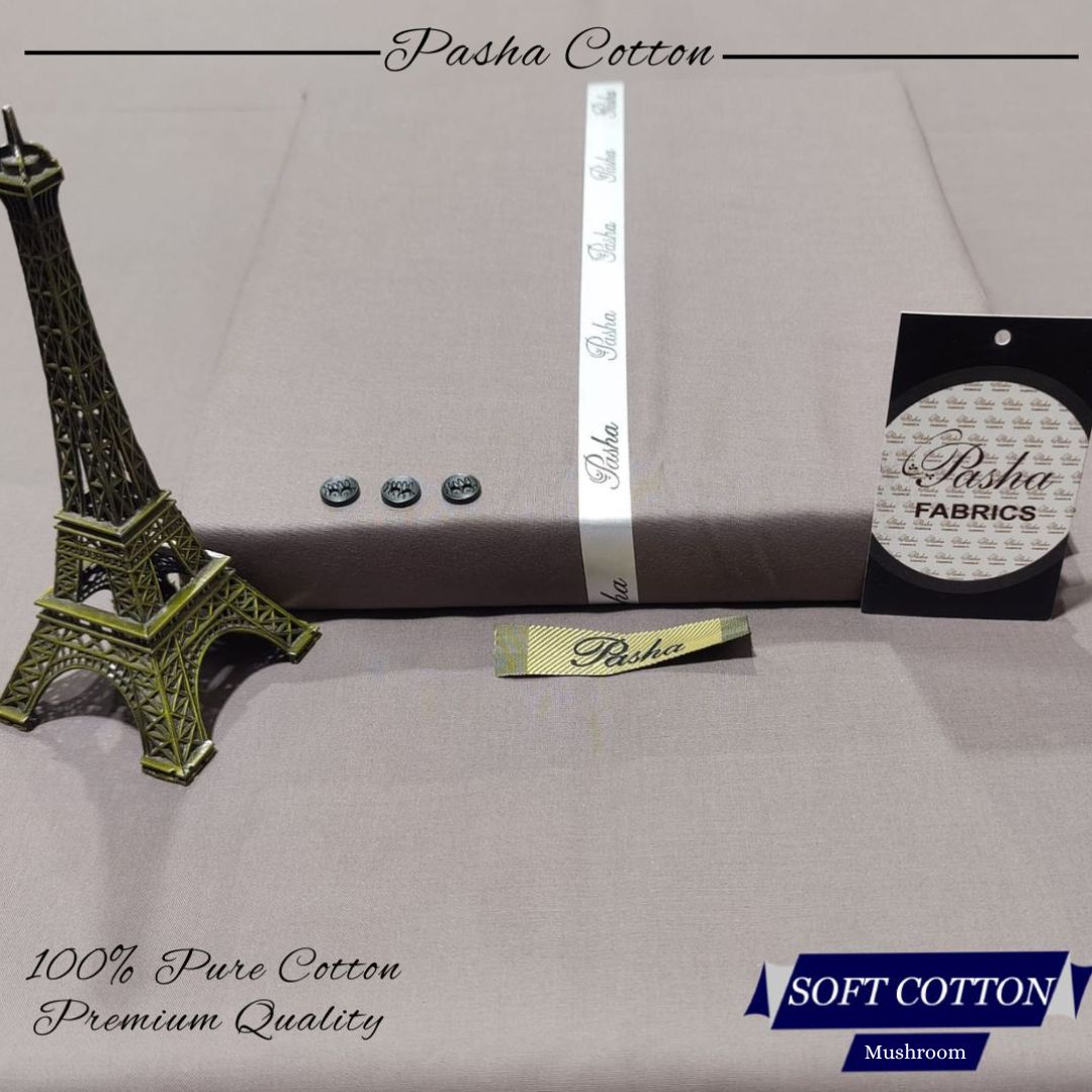 Pasha Soft Cotton – Men’s Premium Unstitched Fabric | Luxury Summer Collection 2025