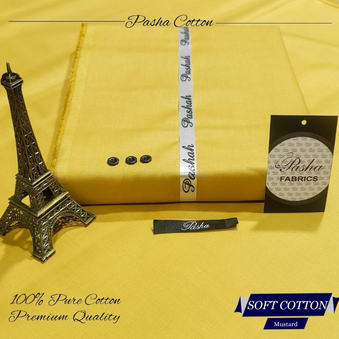 Pasha Soft Cotton – Men’s Premium Unstitched Fabric | Luxury Summer Collection 2025