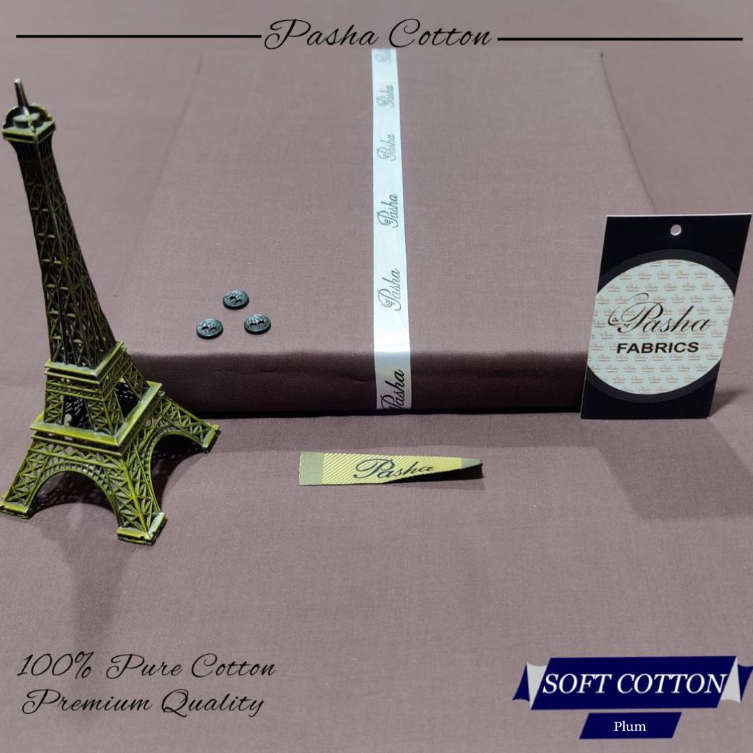 Pasha Soft Cotton – Men’s Premium Unstitched Fabric | Luxury Summer Collection 2025