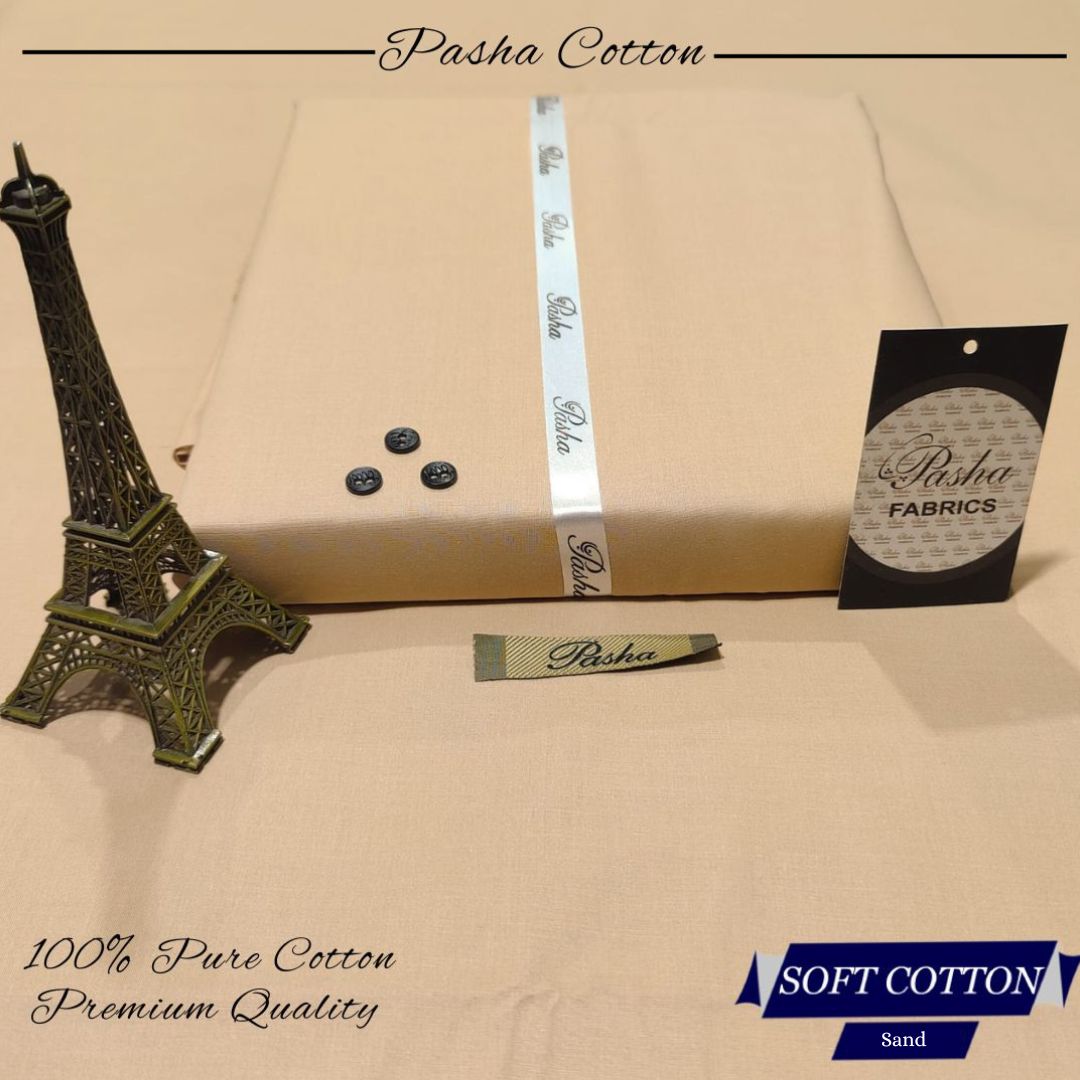 Pasha Soft Cotton – Men’s Premium Unstitched Fabric | Luxury Summer Collection 2025