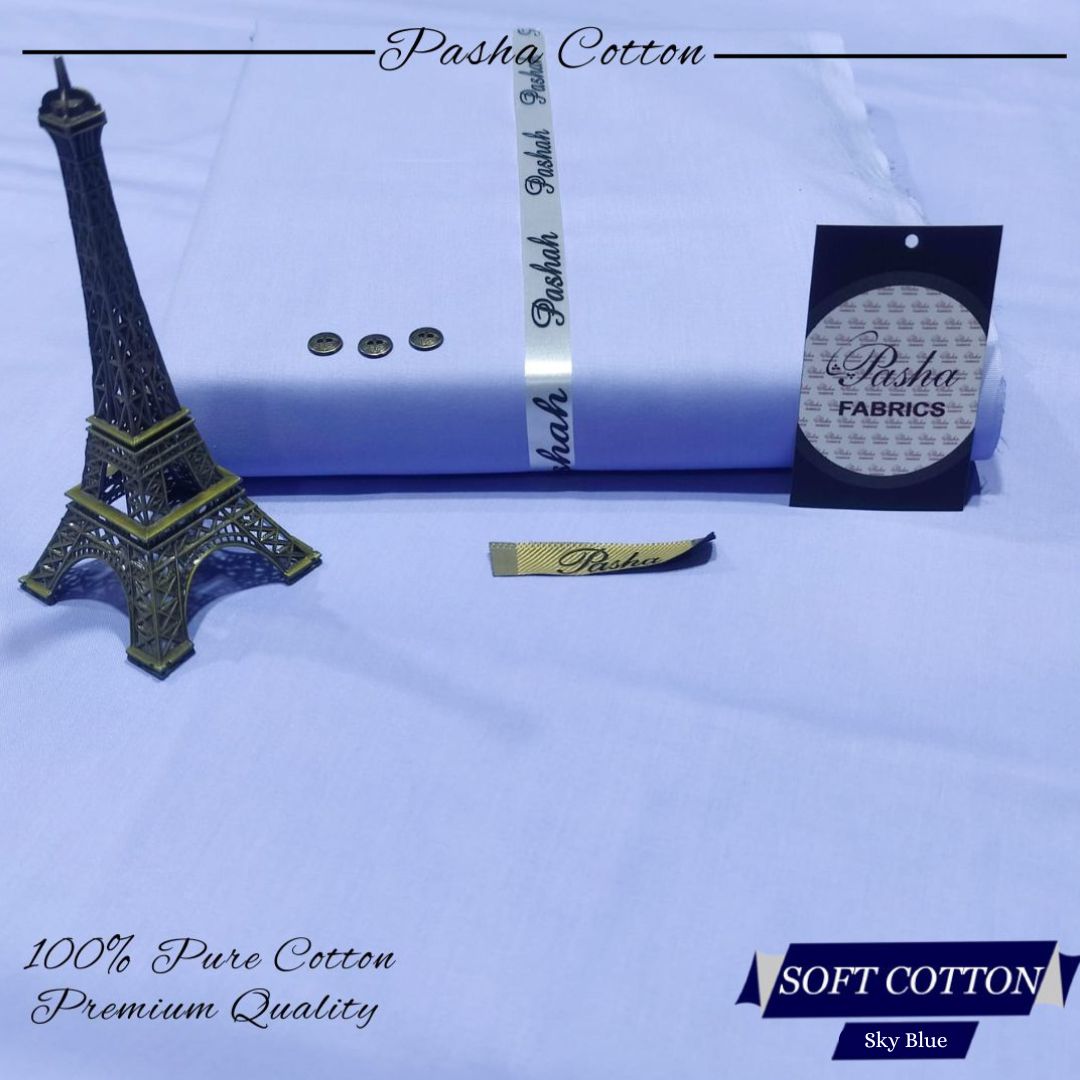 Pasha Soft Cotton – Men’s Premium Unstitched Fabric | Luxury Summer Collection 2025