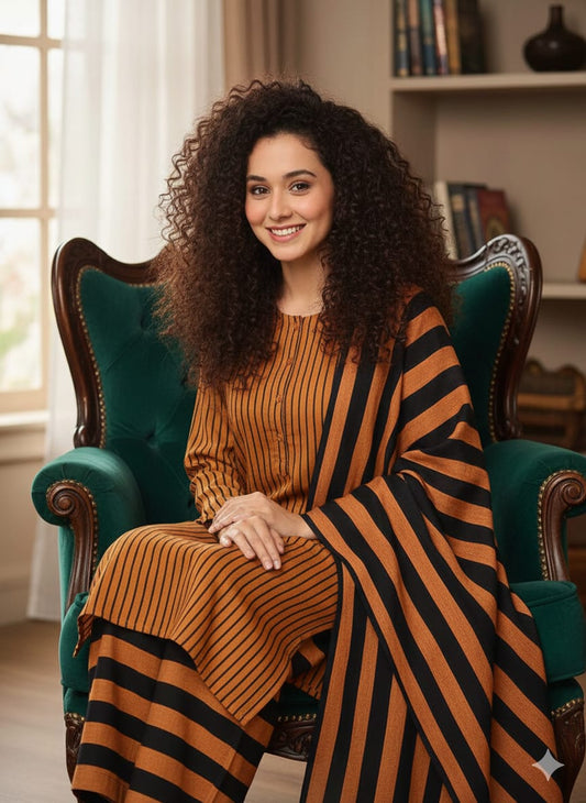 3-Piece Susi Khaddar Printed Suit 3