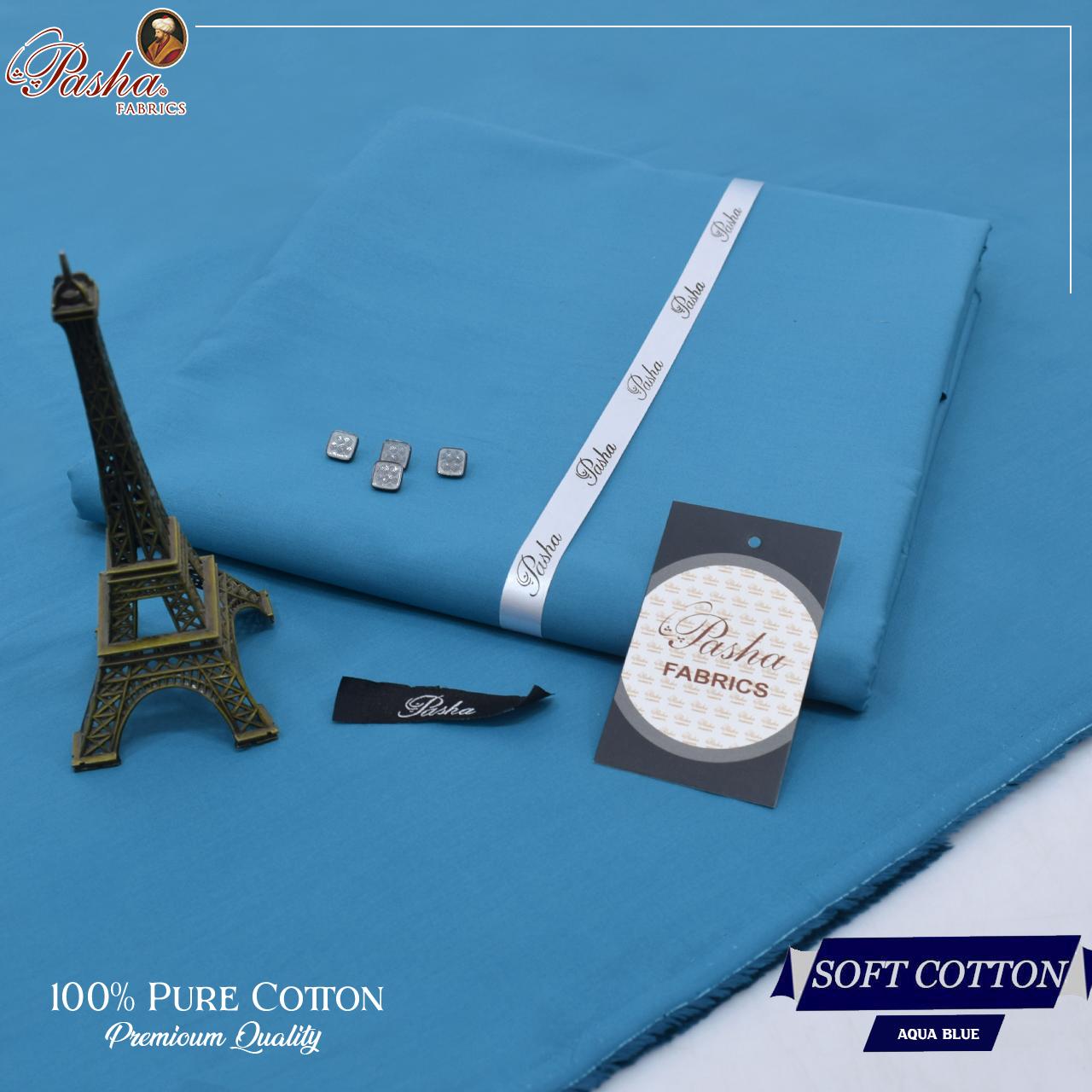 Pasha Soft Cotton | Aqua Blue
