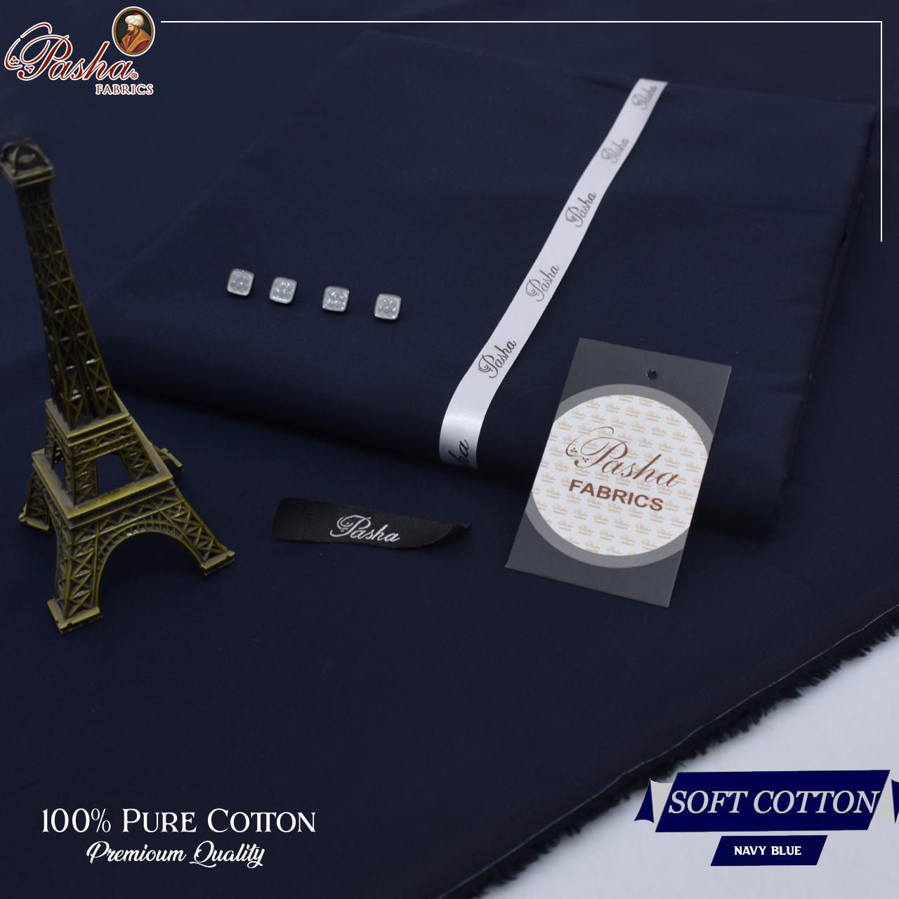 Pasha Soft Cotton | Navy Blue