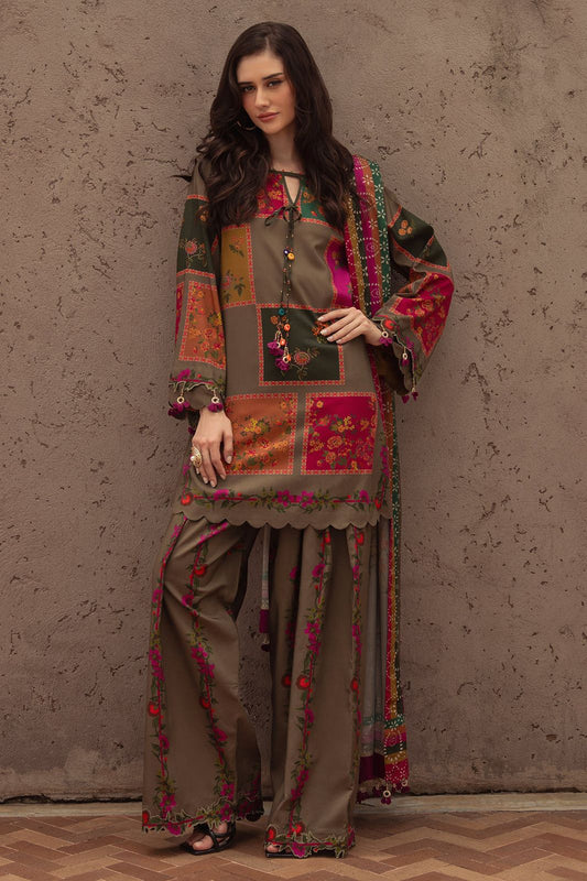 Lawn 3PC – Chiffon Dupatta – D-107 (Copy)