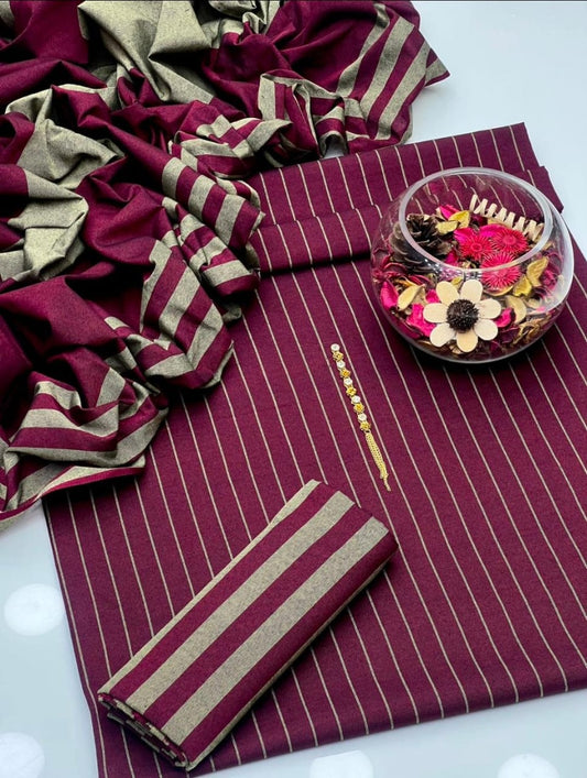 3-Piece Susi Khaddar Printed Suit 4