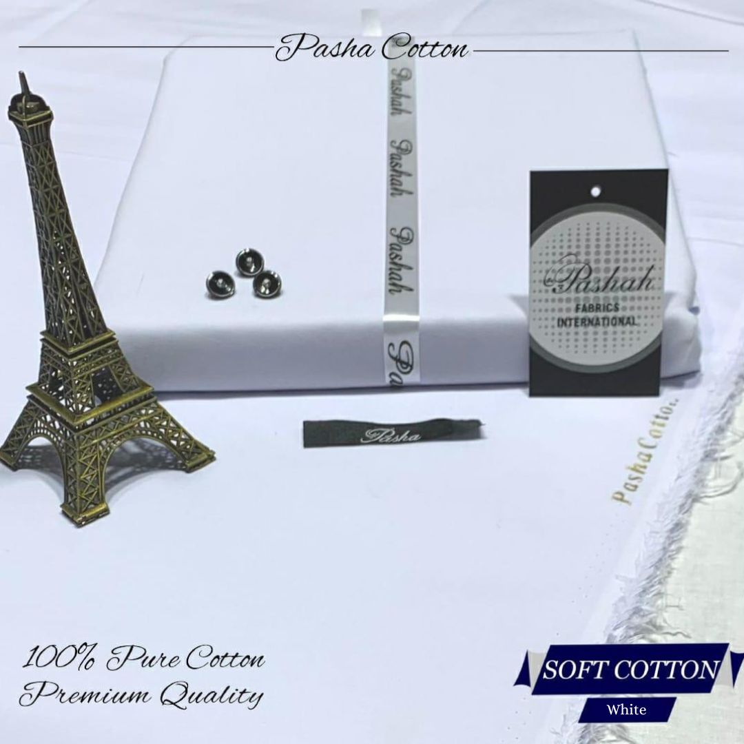 Pasha Soft Cotton – Men’s Premium Unstitched Fabric | Luxury Summer Collection 2025
